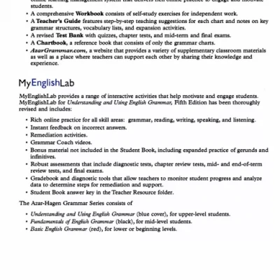 Understanding and Using English Garmmar 5th (Sách màu - Sách đen trắng)