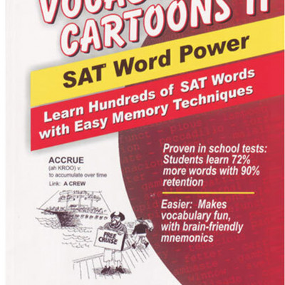 VOCABULARY CARTOONS II SAT WORD POWER (Sách đen trắng)