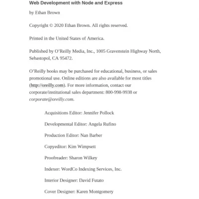 Web Development with Node and Express