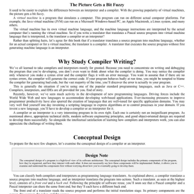 Writing Compilers and Interpreters